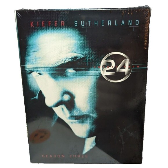NEW-24 Drama TV SERIES The Complete 3rd Season (DVD, 2004) Kiefer Sutherland - Picture 1 of 6